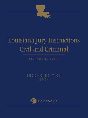 cover image of Louisiana Jury Instructions